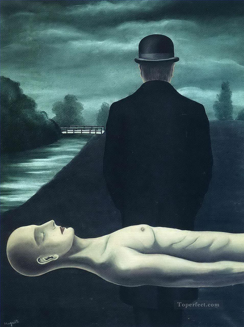 the musings of the solitary walker 1926 Surrealism Oil Paintings